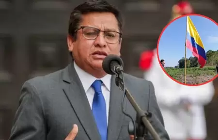 Csar Vsquez se pronuncia por colocacin de bandera de Colombia en Per