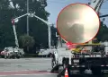 Impacto de un rayo caus estragos en Estados Unidos: Descarga interrumpi suministro elctrico por horas