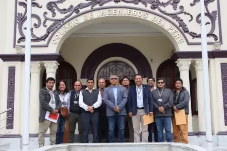 Ingenieros del CIP.