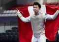 Oro para Per! Floretista Renzo Fukuda obtiene la primera medalla dorada en Panamericanos Junior