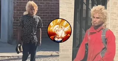 'Goku' llegó al Perú: Joven causa furor en TikTok al lucir cabello idéntico al p