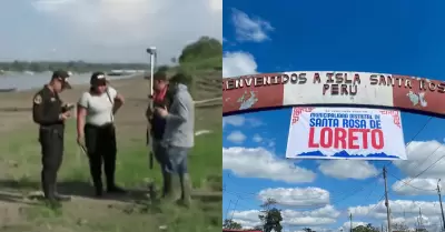 Tensin entre Per y Colombia: PNP interviene a topgrafos en distrito de Santa