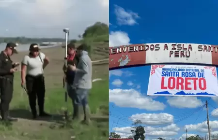 Tensin entre Per y Colombia: PNP interviene a topgrafos en distrito de Santa