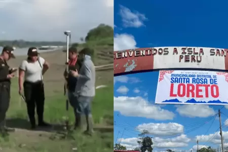 Topgrafos de Colombia detenidos en comisara de Santa Rosa