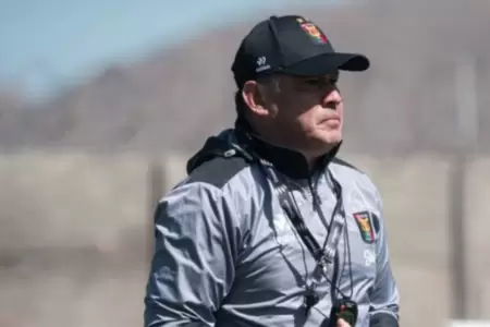 Reynoso en su primera prctica con Melgar.