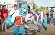 Trasladan de emergencia a pacientes de embarcacin incendiada en Ucayali hacia Lima mediante el SAMU