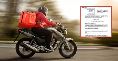 Presentan proyecto de ley que establece condiciones sanitarias para el delivery
