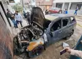 Criminales atentan contra exfiscal anticorrupcin incendiando su vehculo fuera de su casa en Comas