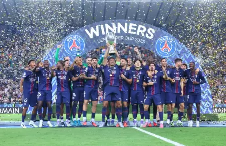 PSG se coron campen de la UEFA Supercopa.
