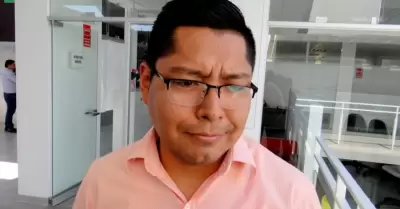 Luis Miguel Caya, conforme con sentencia a Martn Vizcarra.