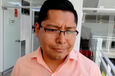 Luis Miguel Caya, conforme con sentencia a Martn Vizcarra.