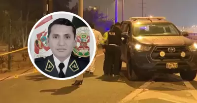 Mininter captura al presunto asesino de polica en Los Olivos.