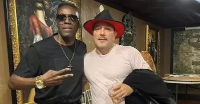 Antonio Cartagena y Roberto Blades se juntaron en Los ngeles.