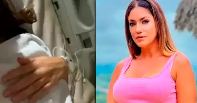 Tilsa Lozano fue operada de emergencia.