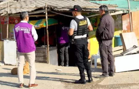 Cinco censistas sufrieron el robo de implementos en Piura