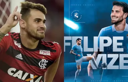 Cristal ficha a delantero Felipe Vizeu hasta diciembre del 2026.