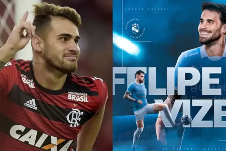 Cristal ficha a delantero Felipe Vizeu hasta diciembre del 2026.