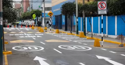 Surquillo present programa de seguridad vial.