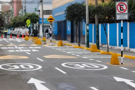 Surquillo present programa de seguridad vial.