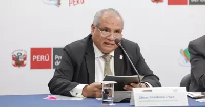 Inician procedimiento para interpelar a Csar Sandoval.