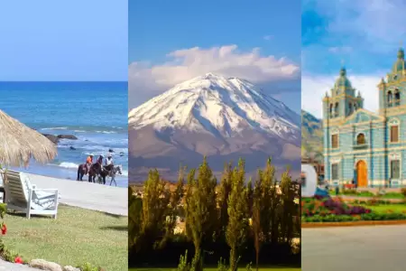 Arequipa, Piura y Hunuco de aniversario este 15 de agosto
