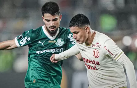 Universitario cay 4-0 ante Palmeiras.