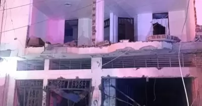 Explosin en Trujillo destruye 20 viviendas y deja varios heridos
