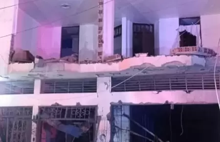 Explosin en Trujillo destruye 20 viviendas y deja varios heridos