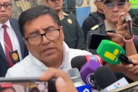 Ministro del Interio viaj a zona afectada por explosivo en Trujillo