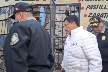 Ministro del Interio viaj a zona afectada por explosivo en Trujillo