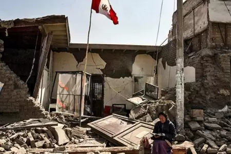 El Per recuerda los 18 aos del terremoto en Ica, Pisco y Chincha.