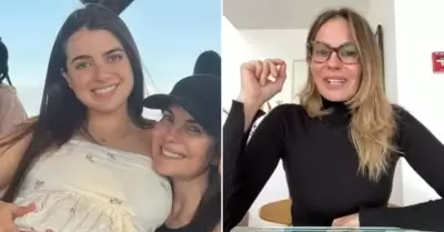 Karina Calmet se convierte en abuela