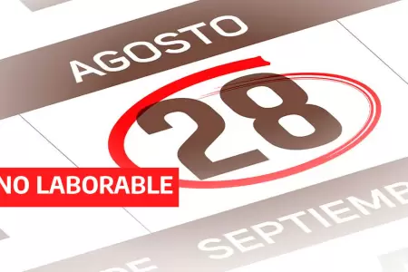 Da no laborable este 28 de agosto segn la Ley N. 23849.