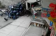 Tragedia en Comas: Choque de camin contra inmueble en va Pasamayito deja tres fallecidos