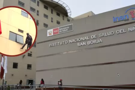 Superhroes visitan a nios del INSN en San Borja.
