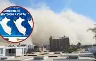Senamhi activa alerta roja por fuertes vientos en la costa peruana: 40 provincias sern afectadas