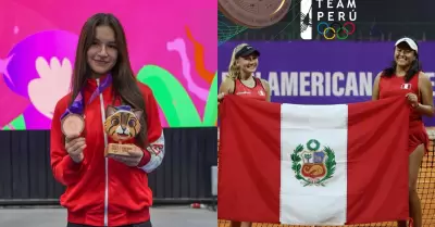 Per sum medallas en Taekwondo y tenis.