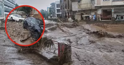 Inundaciones en India y Pakistn deja miles de damnificados.