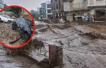 Inundaciones en India y Pakistn deja miles de damnificados.