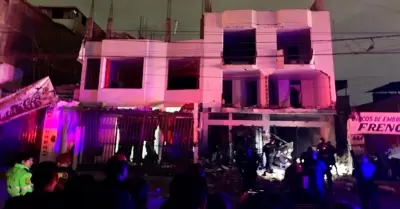 Fiscala inicia investigacin tras atentado con explosivos en Trujillo.