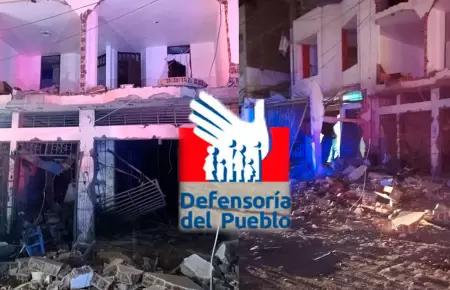 Defensora sobre trfico ilegal de explosivos tras atentado en Trujillo.