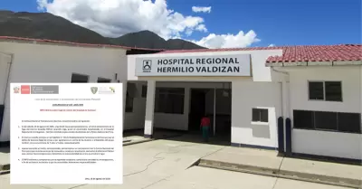 INPE informa sobre fuga de recluso hospitalizado en Hunuco