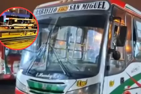 Bus de la empresa "La Huandoy" sufre atentado con artefacto explosivo