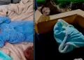 Beb de apenas 10 das de nacido fue abandonado en banca de plaza: Lo rescataron en plena noche fra en Tacna