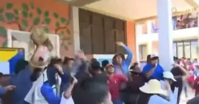 Agreden a candidato Andrónico Rodríguez en Bolivia.