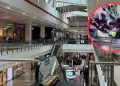 Nio qued atrapado en escaleras elctricas en Cusco generando pnico entre los presentes