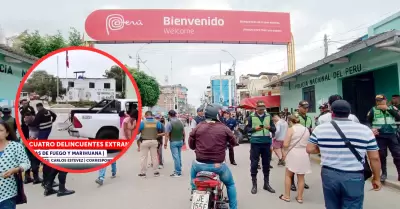 Detienen a banda criminal en Tumbes.