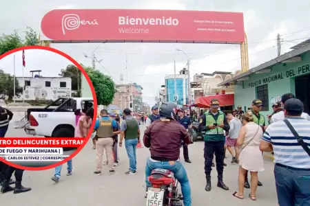 Detienen a banda criminal en Tumbes.