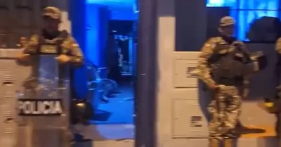 Intervienen base armada de 'Los Injertos del Cono Norte' en Carabayllo.