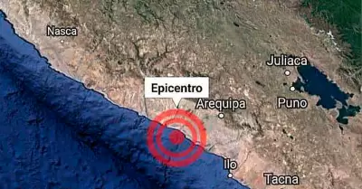 Temblor en Arequipa este 18 de agosto.